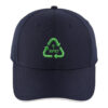 6 Panel Recycled Fabric baseball cap / Sustainable Cap - Image 3