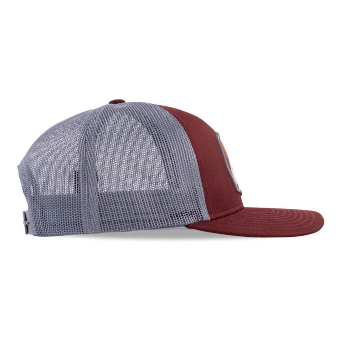 5 Panel Woven Patch Trucker Cap / Mesh Back - Image 4