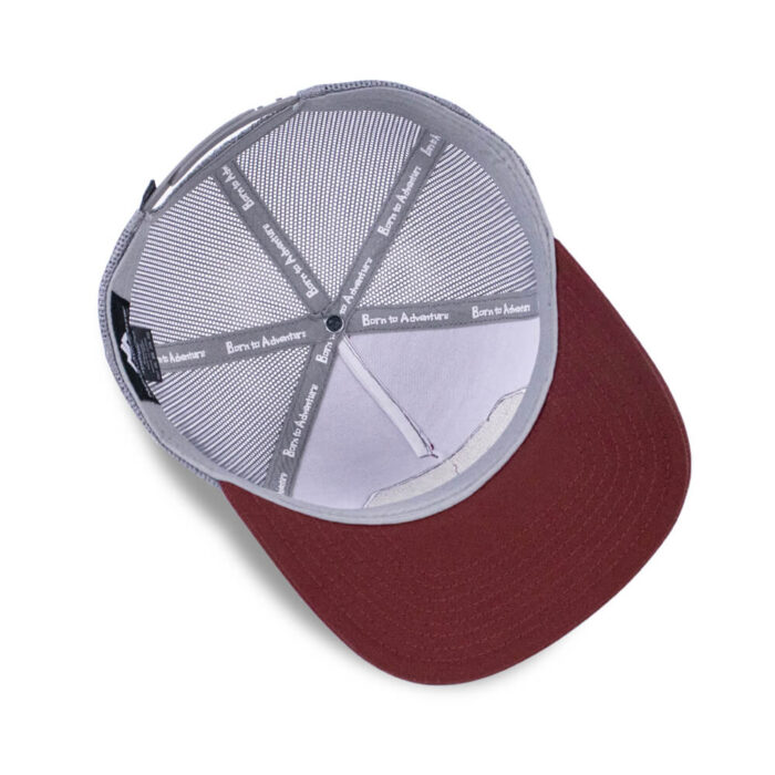 5 Panel Woven Patch Trucker Cap / Mesh Back - Image 6