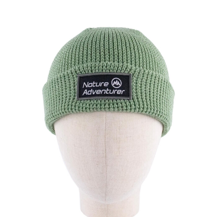 Cuffed Beanie / Winter Hat / Woven Patch - Image 3