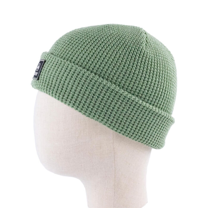 Cuffed Beanie / Winter Hat / Woven Patch - Image 4