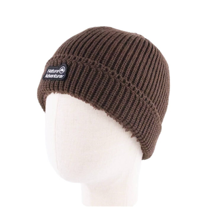 Cuffed Beanie / Winter Hat / Woven Label