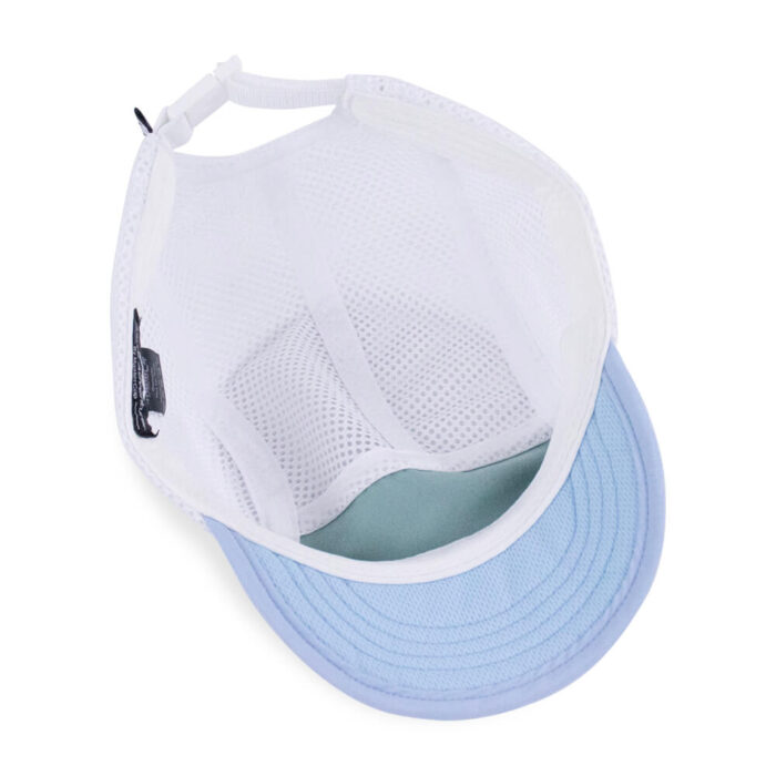 5 Panel Camper Cap / Running Hat / Mesh Back / Reflective Logo - Image 6