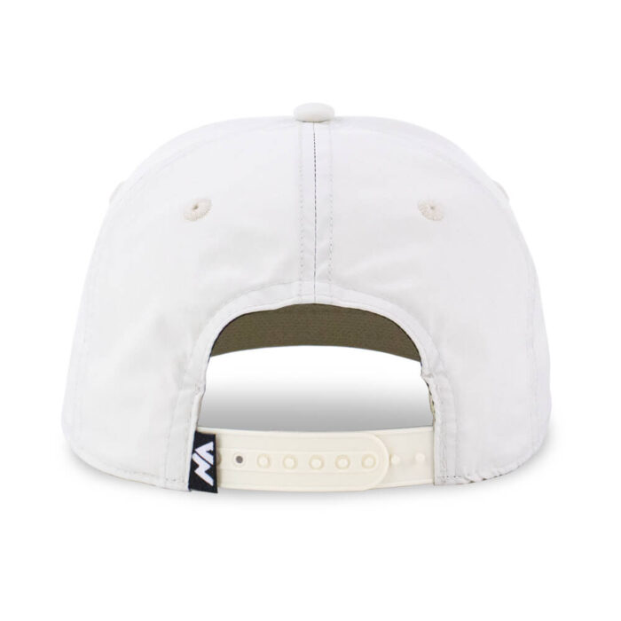 Comfortable 5 Panel Rope Dad Hat /  Chain Embroidery - Image 4