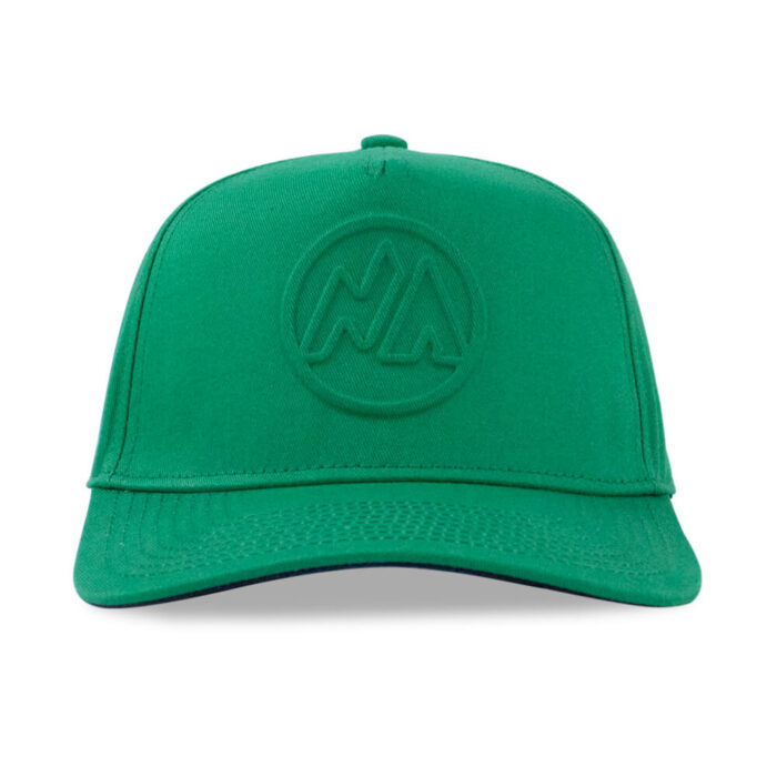 Structured 5 Panel Trucker Cap /  Embossed Logo - Image 2