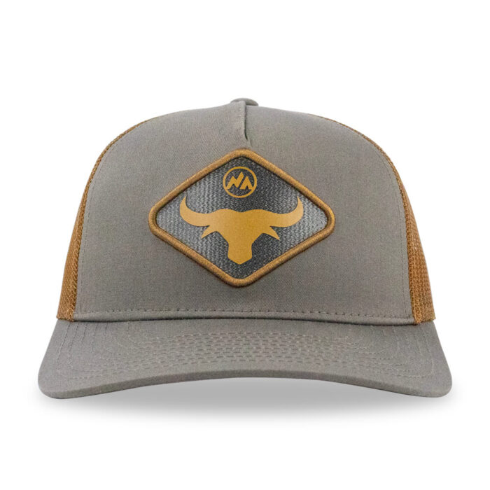 5 Panel Ox Printing Logo Trucker Cap / Mesh Back - Image 2