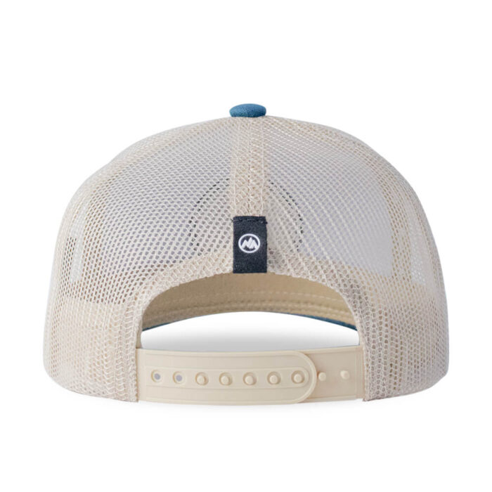 5 Panel Woven Patch Trucker Cap / Mesh Back - Image 4