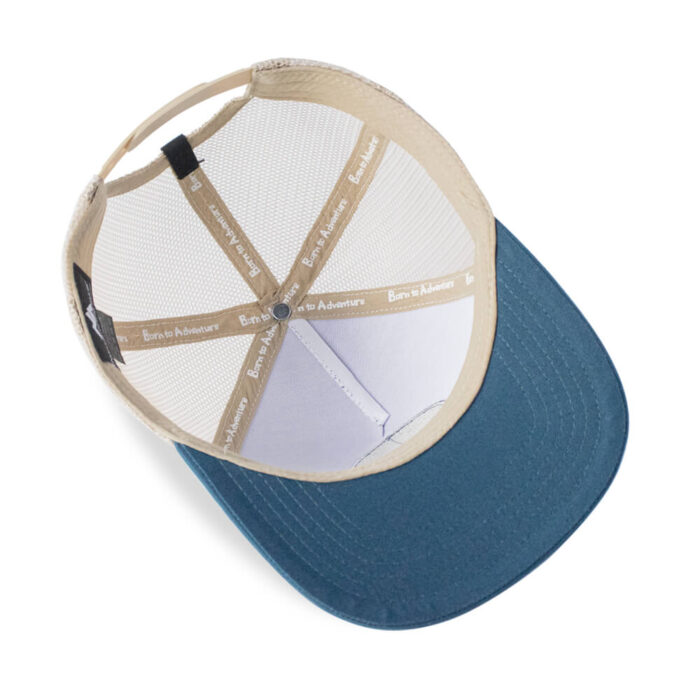 5 Panel Woven Patch Trucker Cap / Mesh Back - Image 6