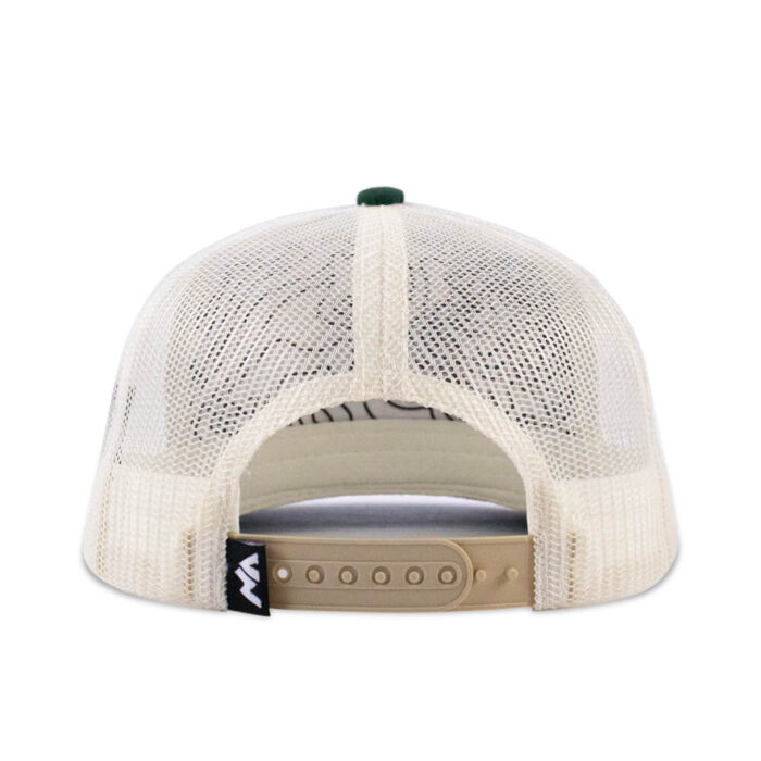 5 Panel Rope Trucker Cap / Mesh Back / Rubber Patch - Image 3