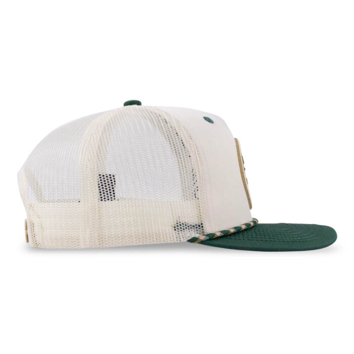 5 Panel Rope Trucker Cap / Mesh Back / Rubber Patch - Image 4