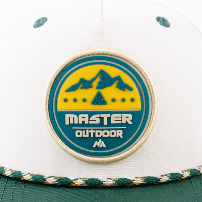 5 Panel Rope Trucker Cap / Mesh Back / Rubber Patch - Image 5