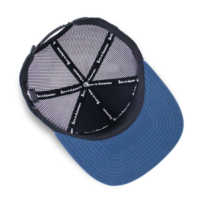 7 Panel Camper Mesh Cap / Leather Patch - Image 6