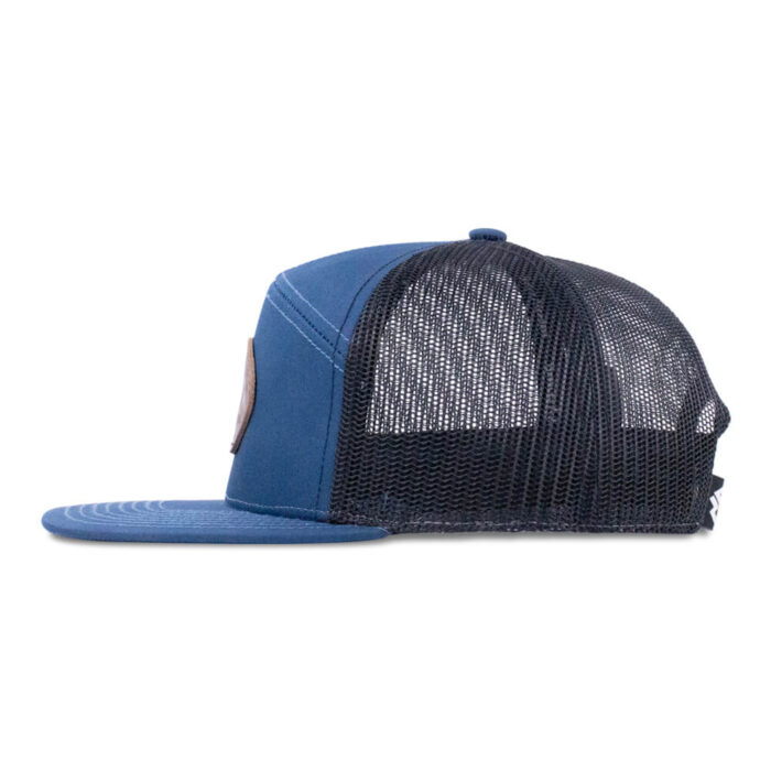 7 Panel Camper Mesh Cap / Leather Patch - Image 3