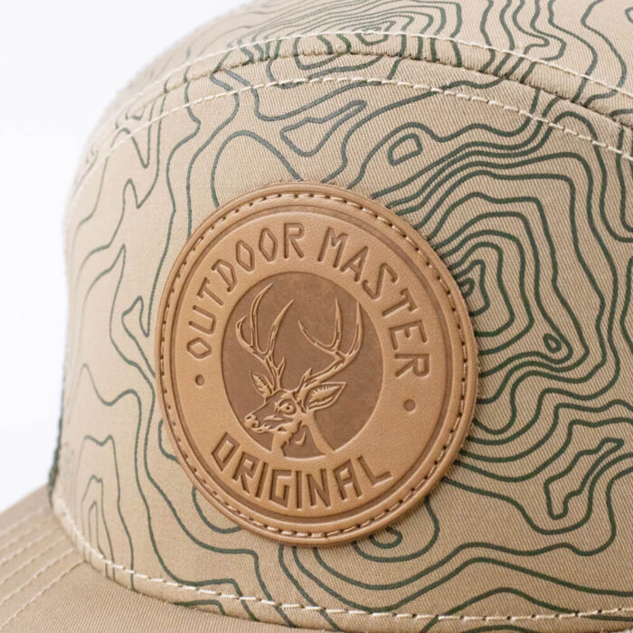 Printing 6 Panel Camper Cap / Leather Patch - Image 5