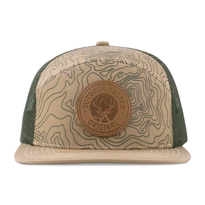 Printing 6 Panel Camper Cap / Leather Patch - Image 2