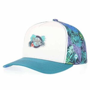 DM50-0058 Tropical Print Golf Cap (2)