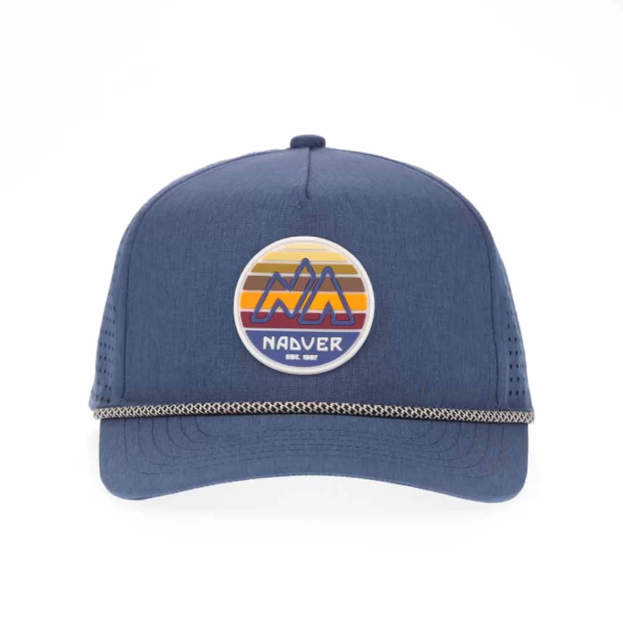 Performance 5 Panel Rope Hat / Laser Cut / Silicone Patch - MasterCap I ...