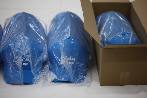 Polybags placed neatly into sturdy inner cardboard boxes