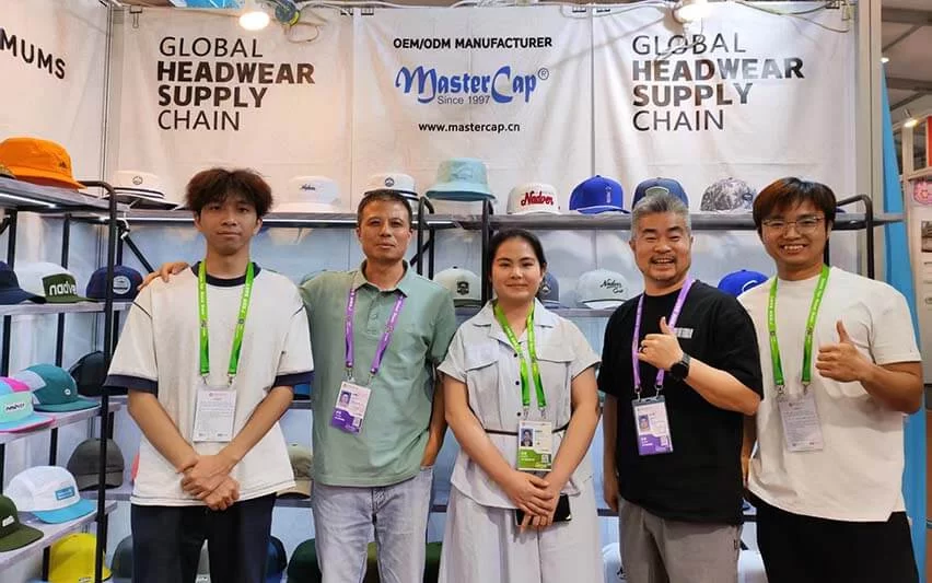 MasterCap specialized sales and design team ready at Canton Fair booth 4.0B18-19